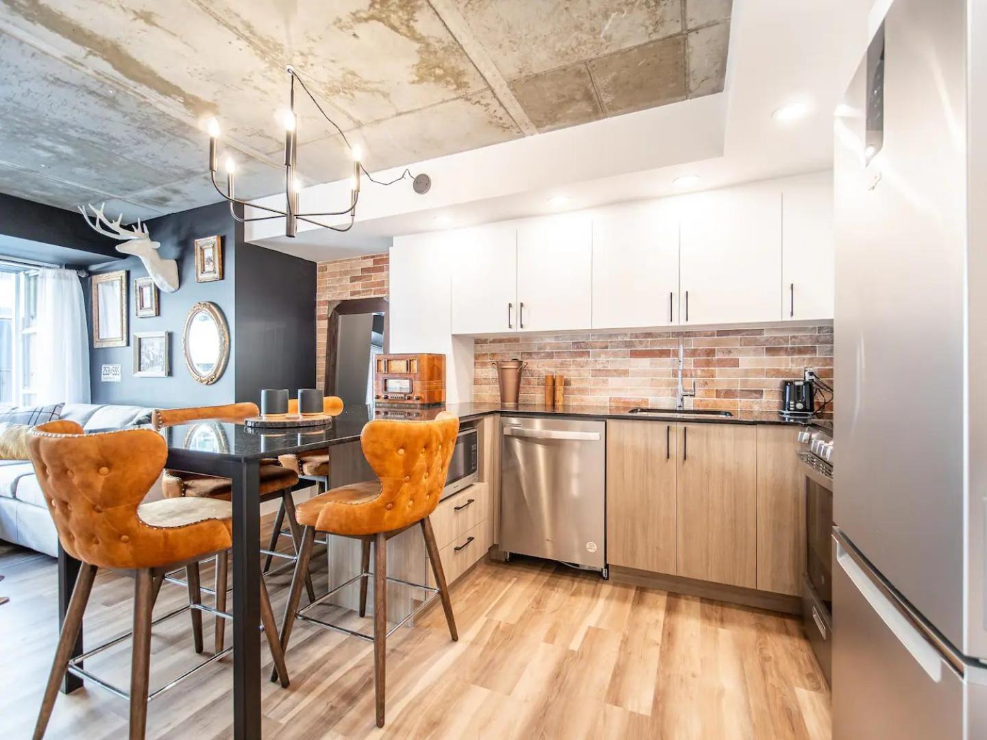 Quebec, Rustique Chic En Ville, Piscine Sur Le Toit Pour 2 A 6 Invites Екстер'єр фото